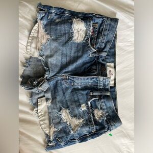 Hollister Blue Denim Shorts